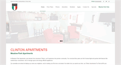 Desktop Screenshot of clintonapartment.com